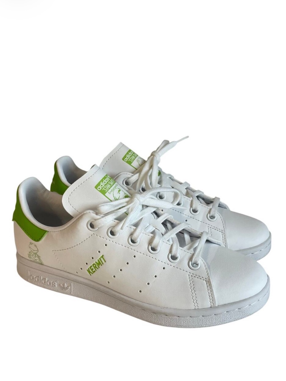 Adidas Muppets Boys Kermit the Frog Athletic Shoes Sneakers Unisex Youth Sz 4.5
